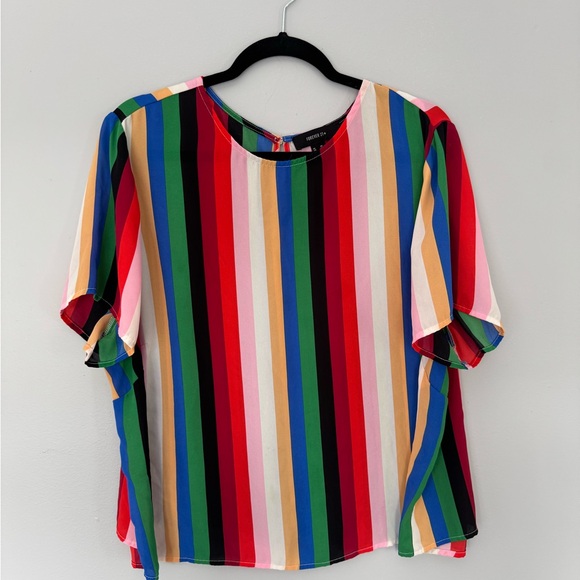 Forever 21 Tops - Forever 21 Plus Size 3X Multicolor Stripe Top